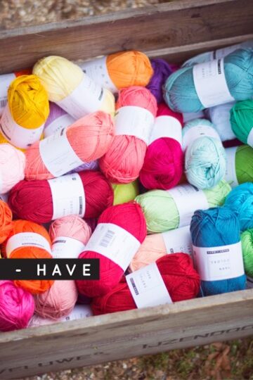 Een Mooi Gebaar CAL 2018 - Deel 2 6 yarn and colors must have