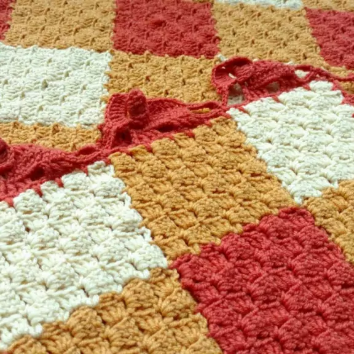 Gingham Corner To Corner Gratis Haakpatroon
