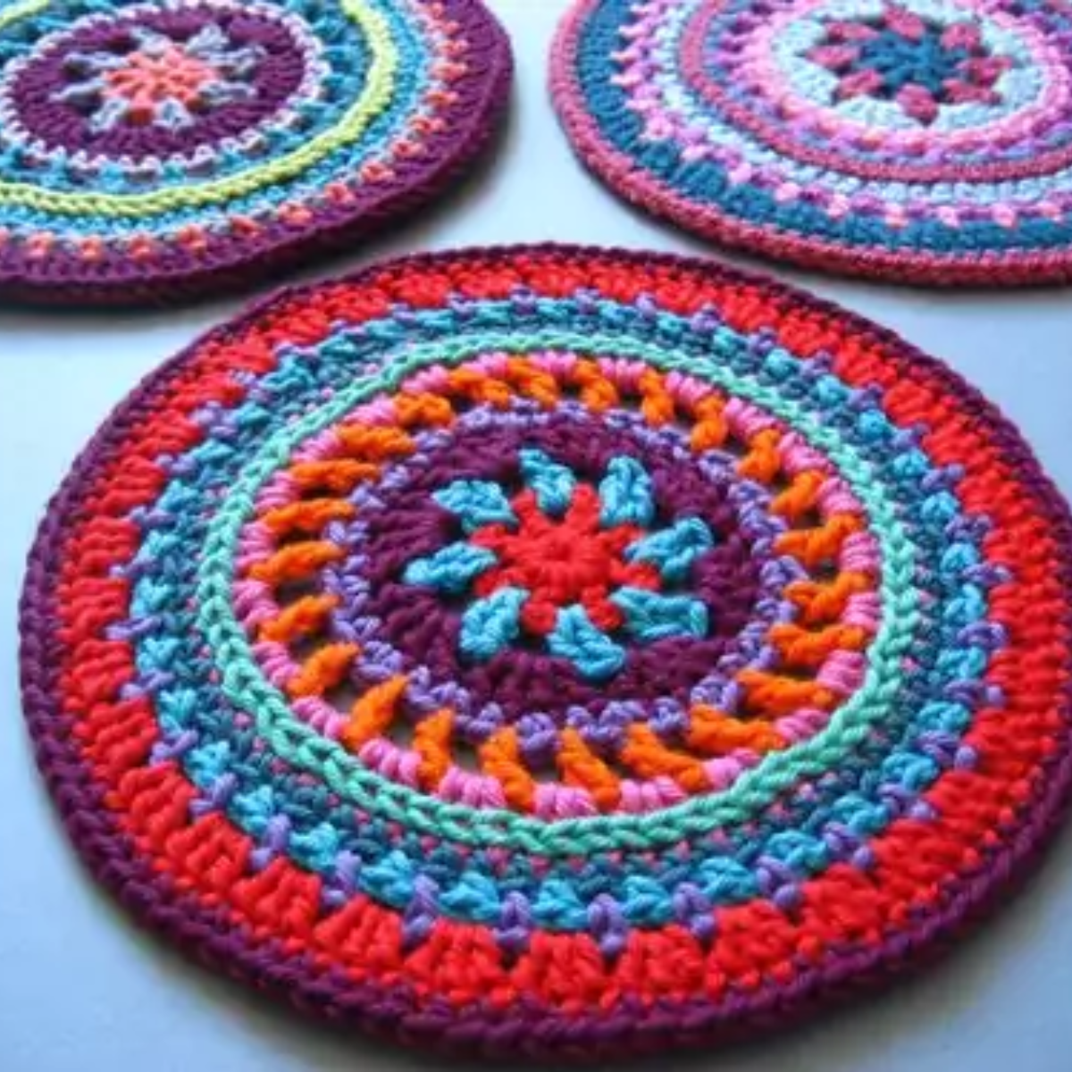 Gratis haakpatroon Mandala - Attic24 - Decoratie, Mandala - Geschikt voor restjes garen