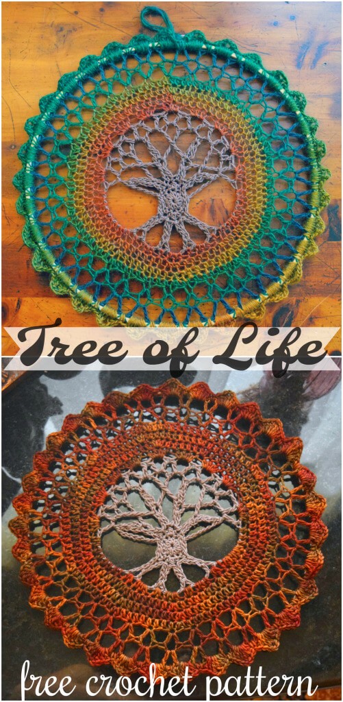 Download Gratis Haakpatroon Mandala Tree Of Life Mandala Een Mooi Gebaar