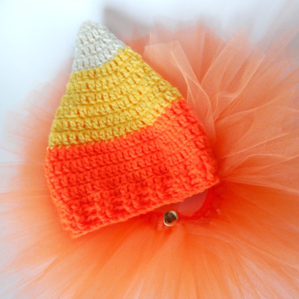 Candy Corn Muts - Gratis haakpatroon