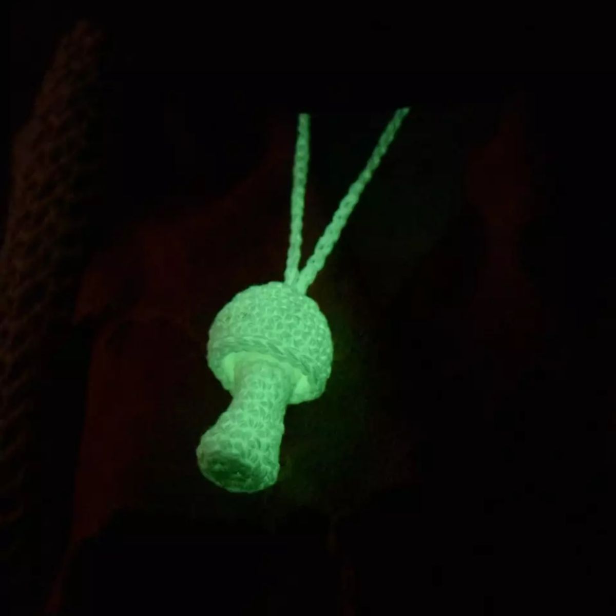 Glow-in-the-Dark Paddenstoel - Gratis haakpatroon