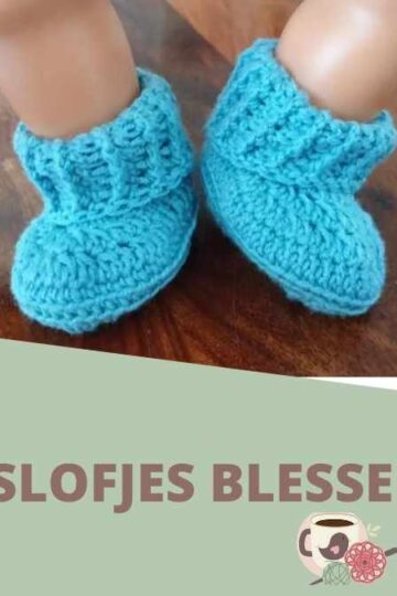 Babyslofjes Haken 101 Omslagfoto-baby-slofjes