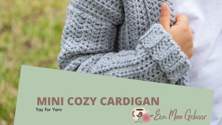 Mini Cozy Cardigan – Kindervest haken