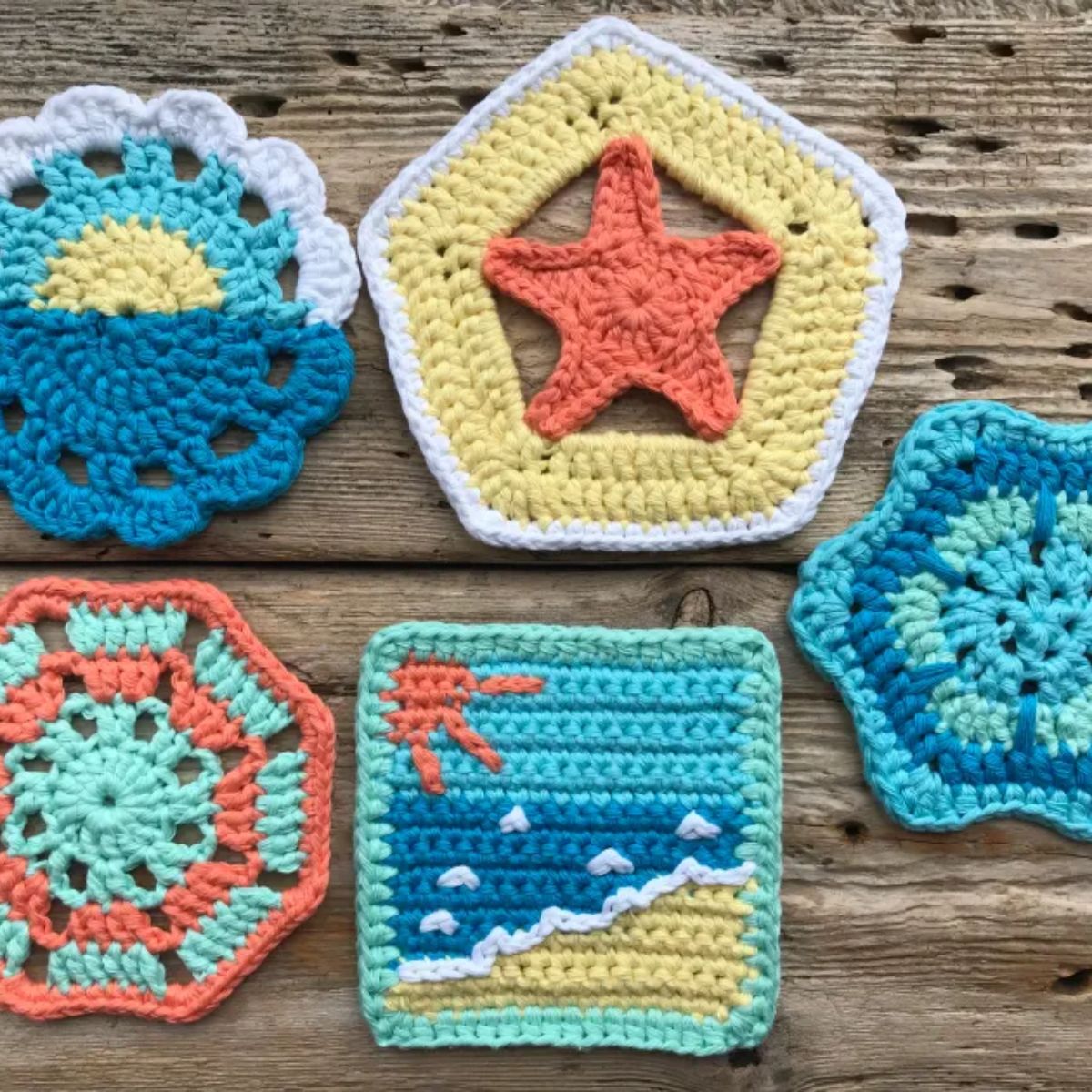 Coastal Crochet - Onderzetters CAL