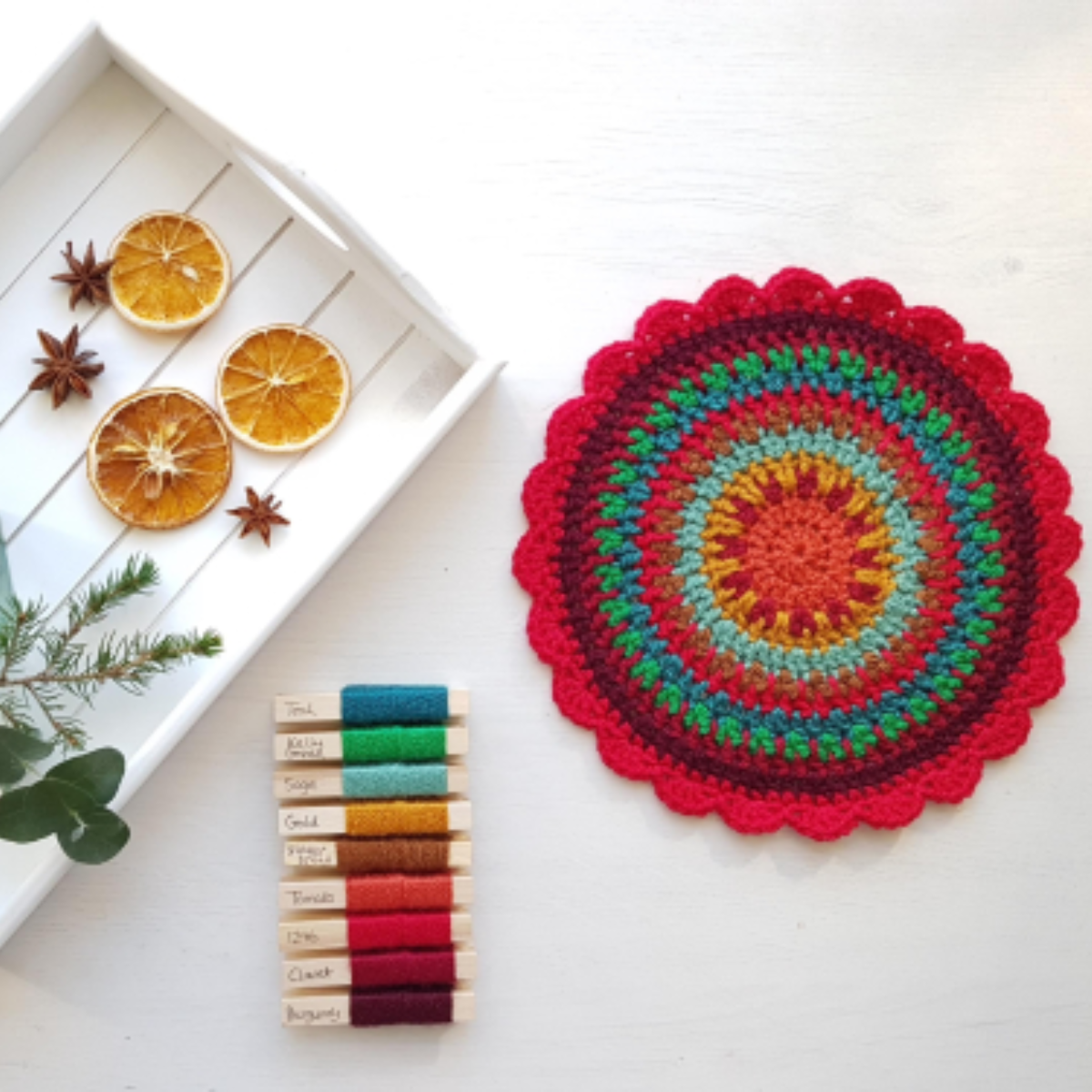 Yuletide Mandala