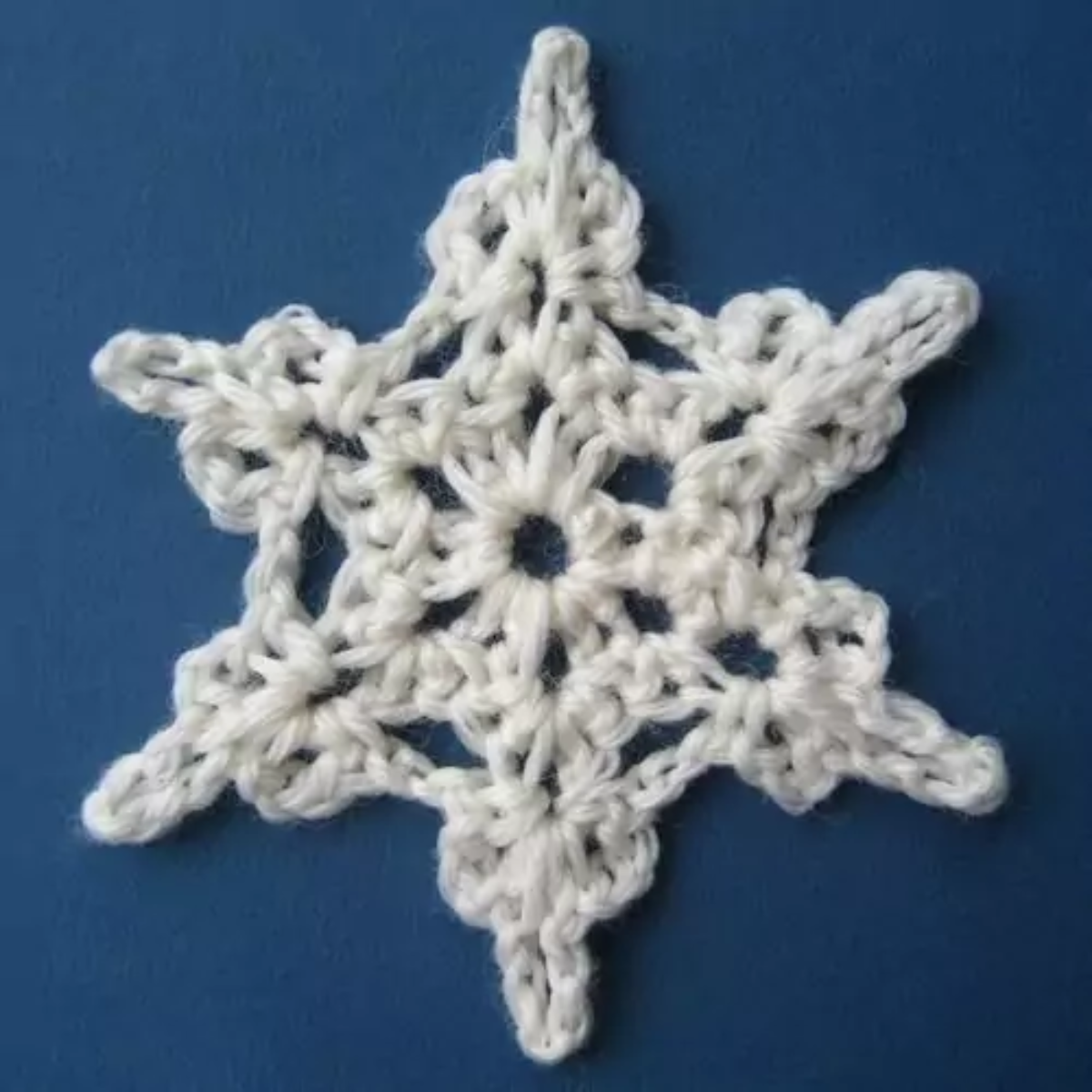 Sneeuwvlok haakpatroon