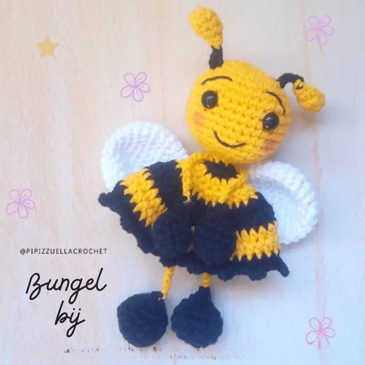 Bungel Bij - Gratis haakpatroon
