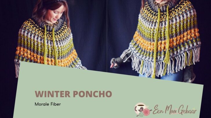 Winter poncho haken