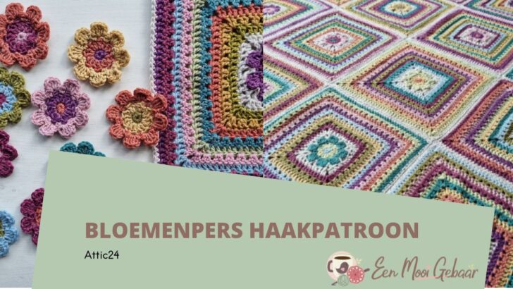 Bloemenpers Deken Haakpatroon