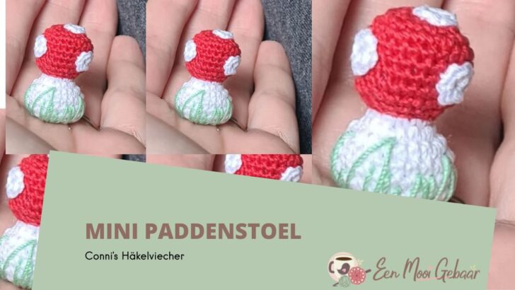 Mini Paddenstoel Haken