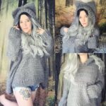 Kittige Kat Hoodie 291 Gratis haakpatroon Kittige Kat Hoodie - Kleding, Trui - haaknaald 9 mm