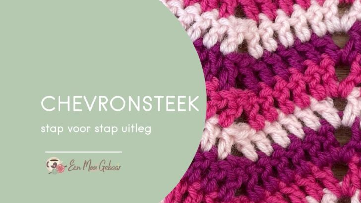 Chevronsteek haken