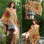 Kismet Poncho Haken 228 Gratis haakpatroon Kismet Poncho Haken - Accessoires, Poncho - Lion Brand Heartland, Scheepjes Colour Crafter - haaknaald ...