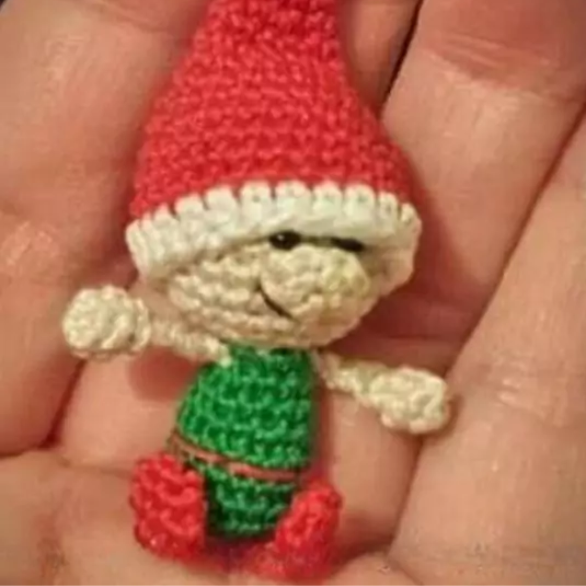 Mini Kerstelf haken