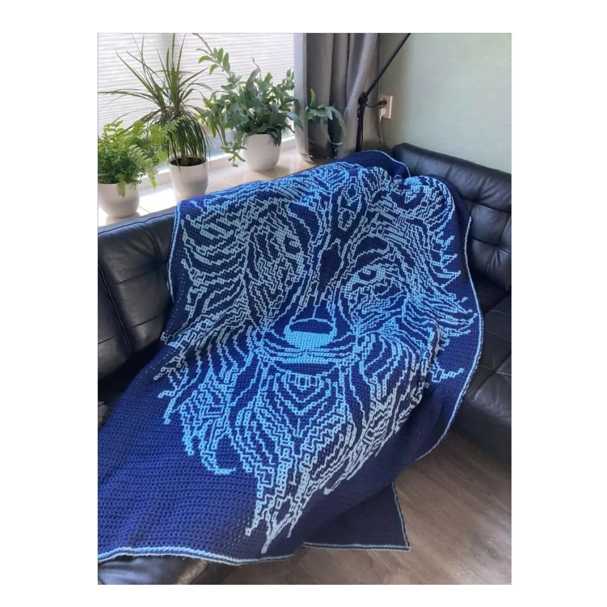 Gratis haakpatroon Nederlands haakpatroon wolven deken - Spirit Wolf - Sonja Nube - Deken - Scheepjes Colour Crafter, Styl...