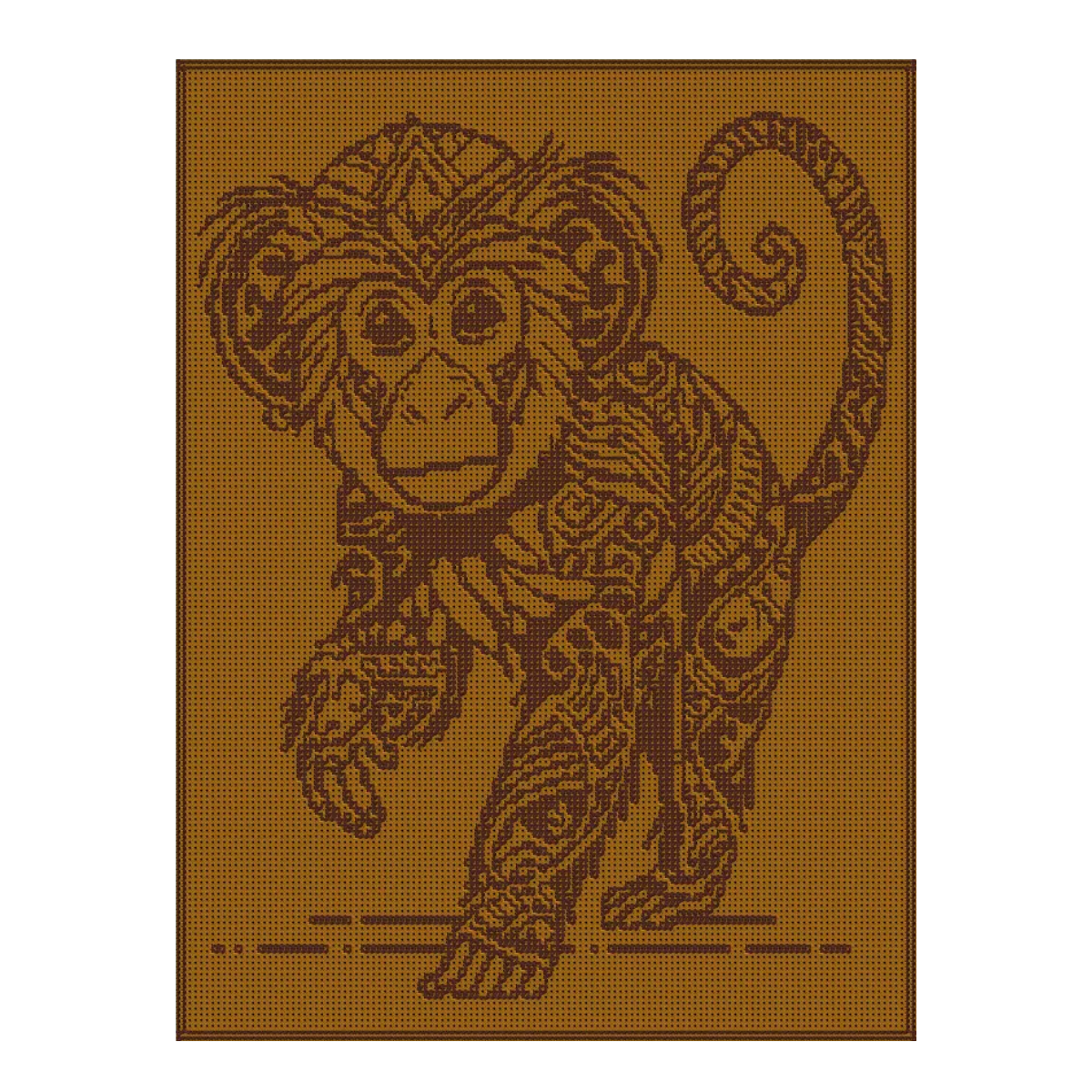 Nederlands haakpatroon apen deken - Cheeky Monkey - Sonja Nube