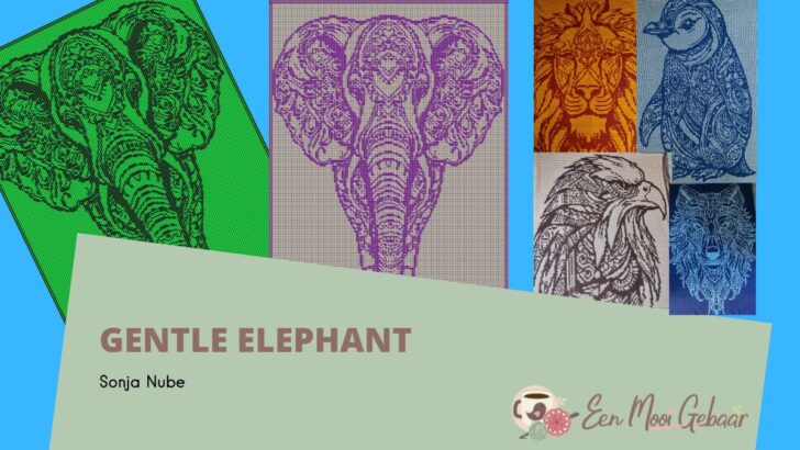 Nederlands haakpatroon olifanten deken – Gentle Elephant – Sonja Nube