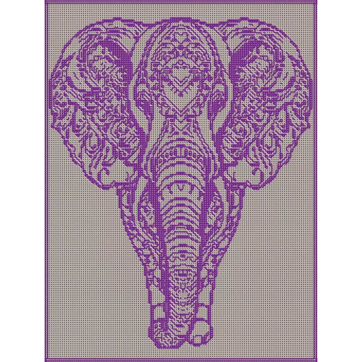 Nederlands haakpatroon olifanten deken - Gentle Elephant - Sonja Nube