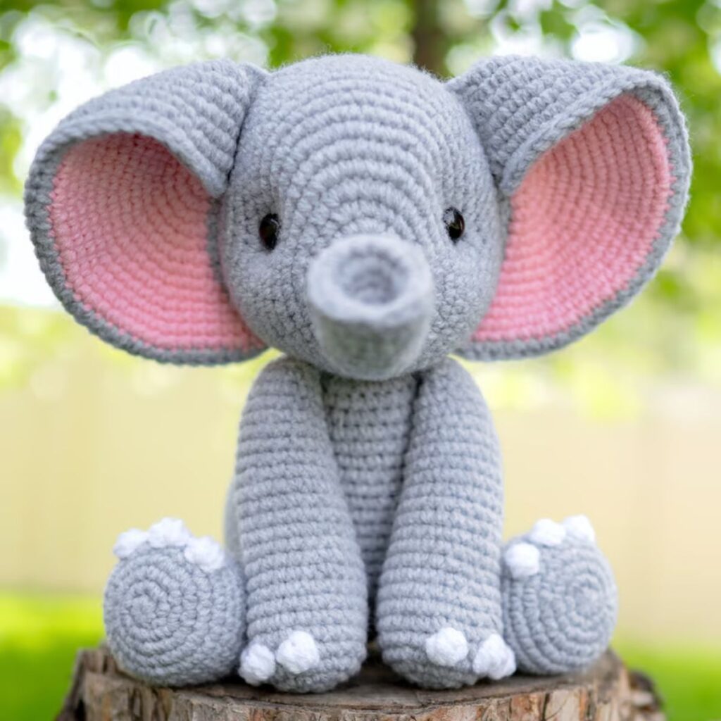 Gratis haakpatronen voor kinderen kiezen 12 Olifant Haakpatroon Omslagfoto