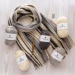 Strepen Sjaal Haakpatroon 234 Gratis haakpatroon Strepen Sjaal Haakpatroon - Accessoires, Sjaal - Furls Wander - haaknaald 6 mm