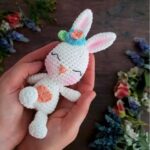 Adelfa het Konijn 219 Gratis haakpatroon Adelfa het Konijn - Amigurumi, Knuffel - haaknaald 3.5 mm