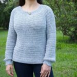 Basistrui Haken 221 Gratis haakpatroon Basistrui Haken - Kleding, Trui - haaknaald 5 mm