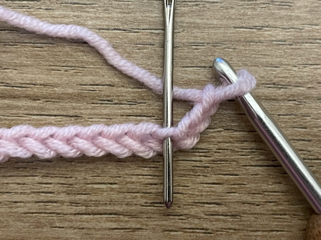Distelsteek haken 7 Distelsteek stap 2