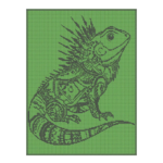 Nederlands haakpatroon leguanen deken - Tropical Iguana - Sonja Nube 222 Gratis haakpatroon Nederlands haakpatroon leguanen deken - Tropical Iguana - Sonja Nube - Deken - Scheepjes Colour Crafter...