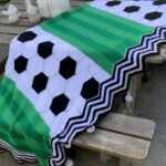 Voetbal Deken Haken 223 Gratis haakpatroon Voetbal Deken Haken - Deken, Strependeken - Stylecraft Special DK - haaknaald 3.5 mm, 4 mm
