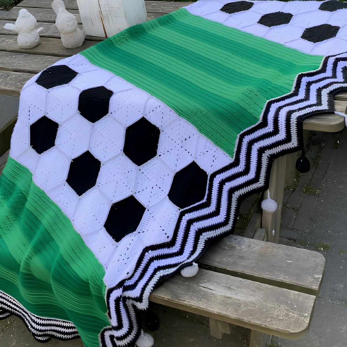 Voetbal Deken Haken