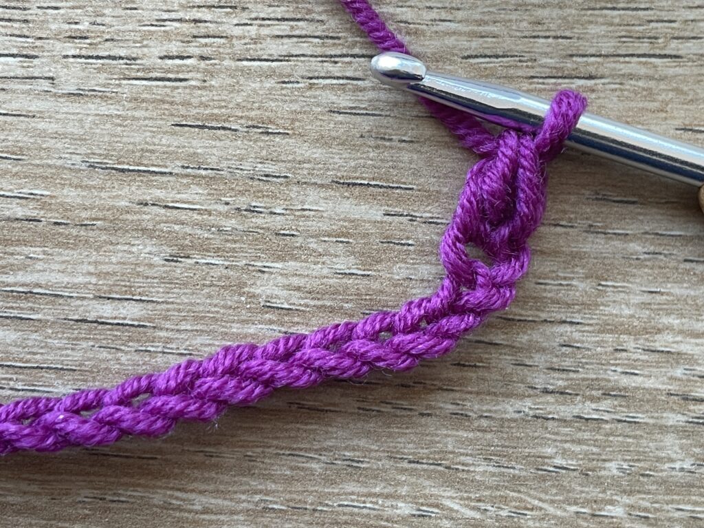 Zandsteek haken 9 Zandsteek stap 3 2