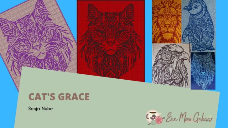 Nederlands haakpatroon katten deken – Cat’s Grace – Sonja Nube