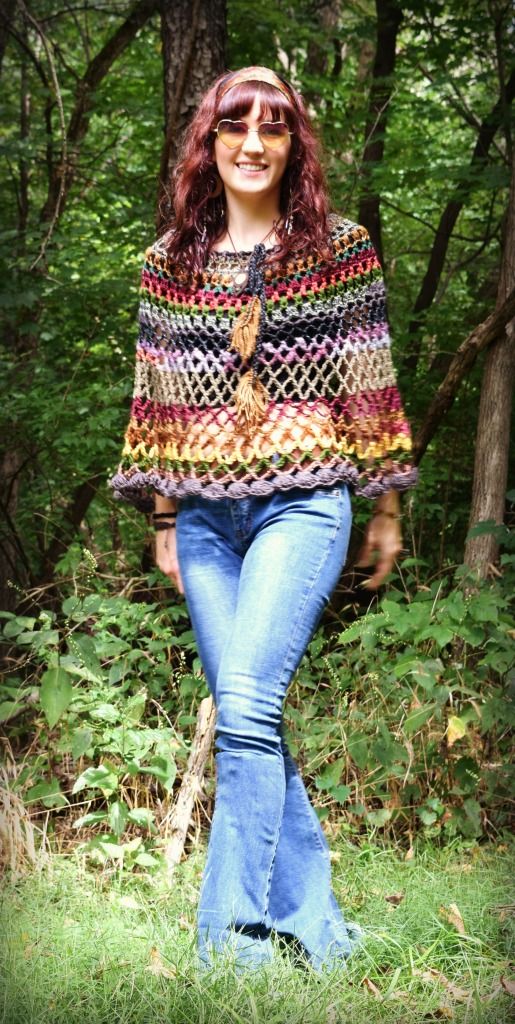 Dagdromer Poncho Haakpatroon 1 Dagdromer Poncho Morale Fiber 1