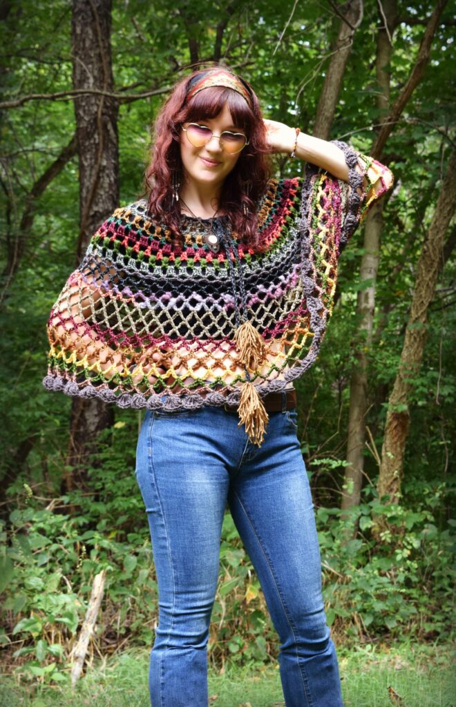 Dagdromer Poncho Haakpatroon 5 Dagdromer Poncho Morale Fiber 5