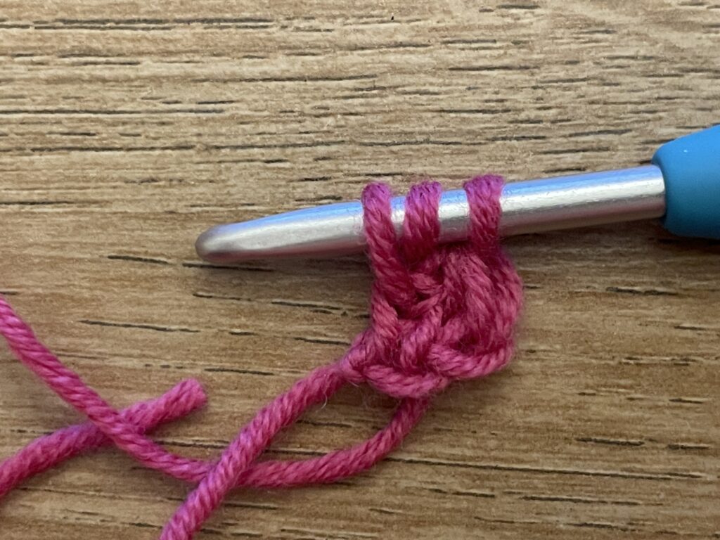 Al hakend halfstokjes opzetten 14 Hakend halve stokjes opzetten stap 10