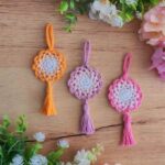 Mini Mandala Sleutelhanger Haakpatroon 205 Gratis haakpatroon Mini Mandala Sleutelhanger Haakpatroon - Decoratie, Mandala - Geschikt voor restjes garen