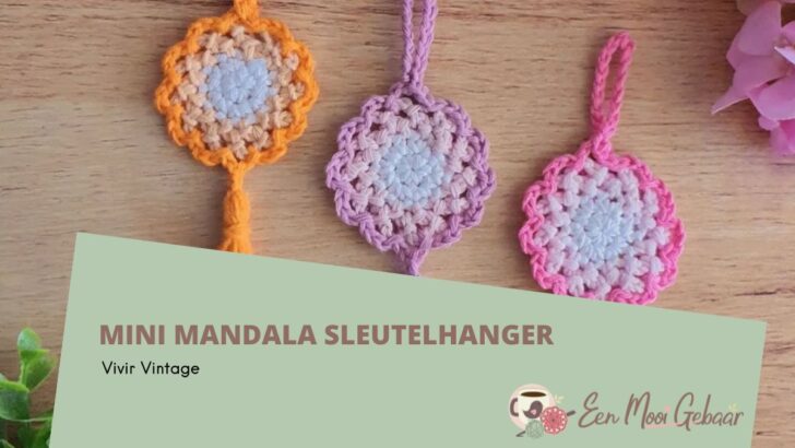 Mini Mandala Sleutelhanger Vivir Vintage Omslagfoto