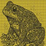 Nederlands haakpatroon kikker deken - Frog of Sacred Springs - Sonja Nube 200 Gratis haakpatroon Nederlands haakpatroon kikker deken - Frog of Sacred Springs - Sonja Nube - Deken - Scheepjes Colour Cr...