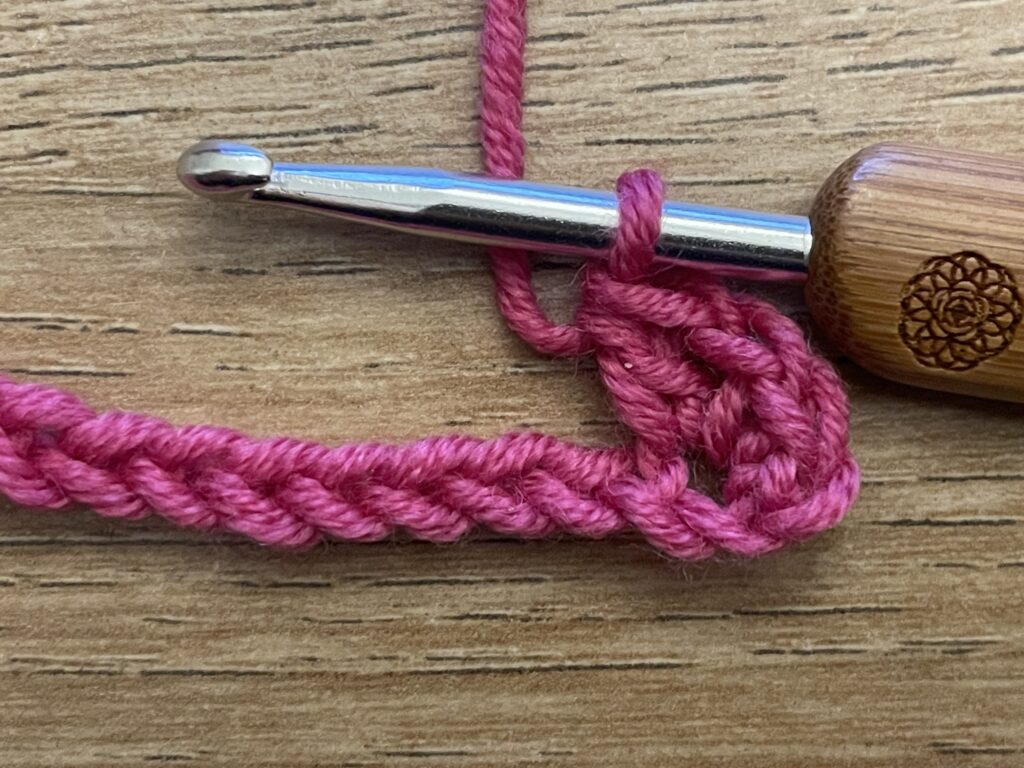 Vlechtsteek haken 10 Vlechtsteek stap 5