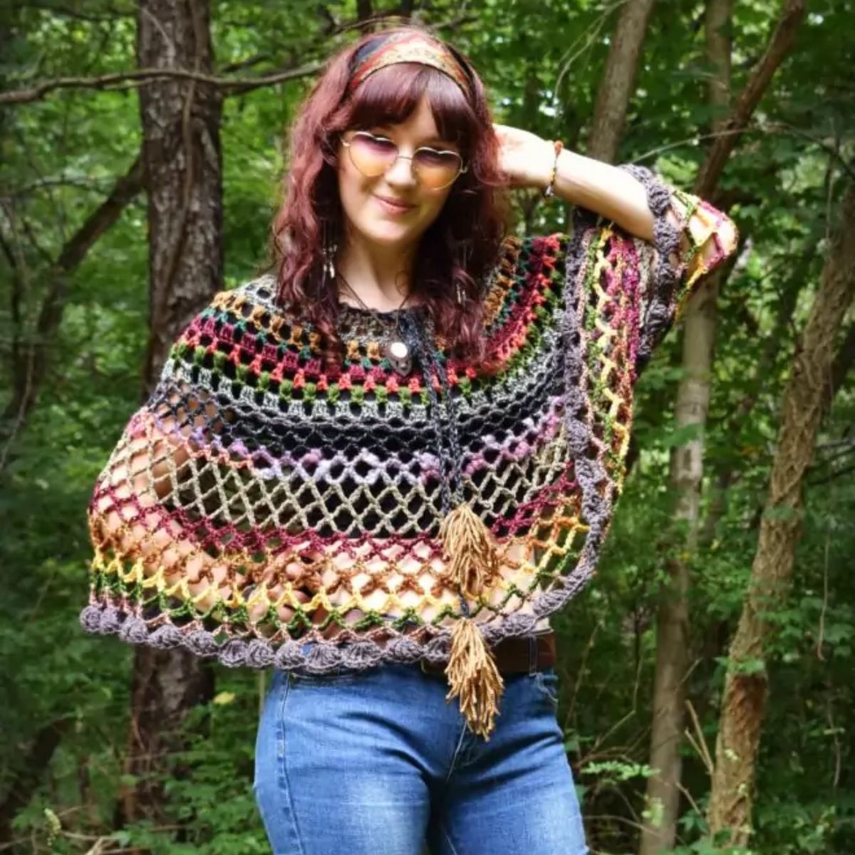 Dagdromer Poncho Haakpatroon
