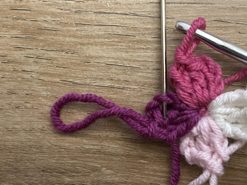 Vierkant spiraal stap 13