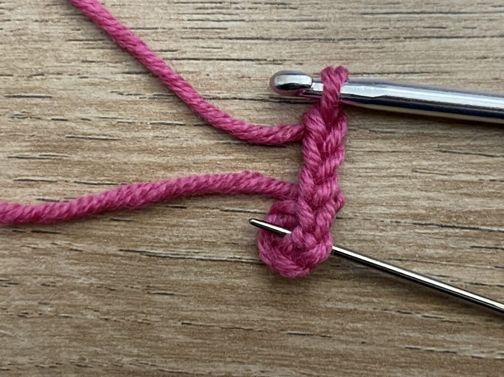 Vierkant spiraal stap 5
