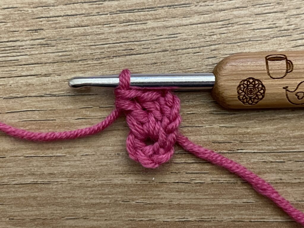 Vierkant spiraal stap 6