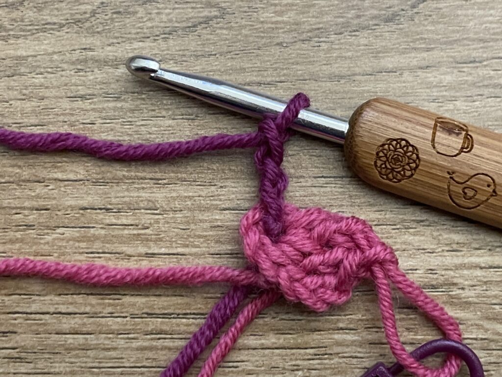 Vierkant spiraal stap 9