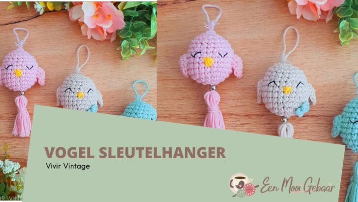 Vogel Sleutelhanger Haken