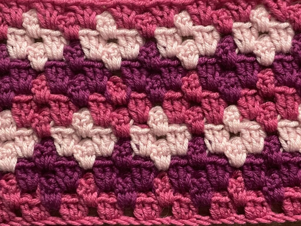 Diamant granny steek close up 1