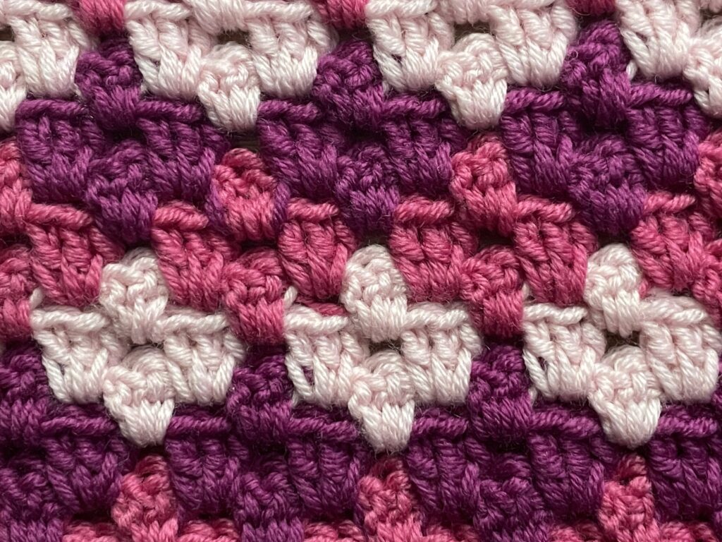 Diamant granny steek close up 2