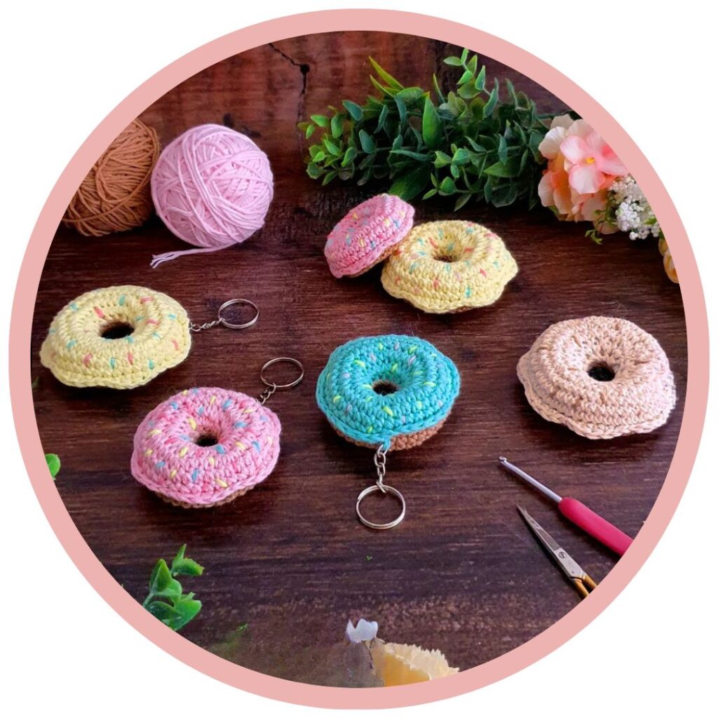 Konijn Haarclipje 5 Donut Sleutelhanger Vivir VIntage Galerij