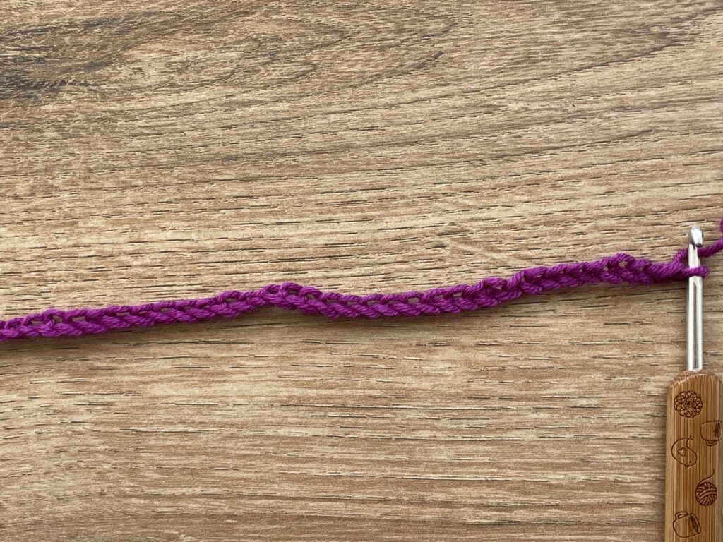 Halfstokje paarsgewijs stap 1